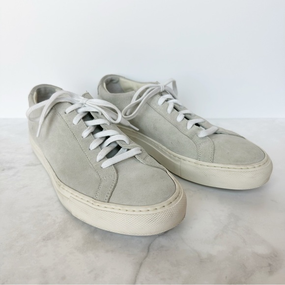 Common Projects Suede Achilles Sneaker in Grey 38 - Picture 2 of 8